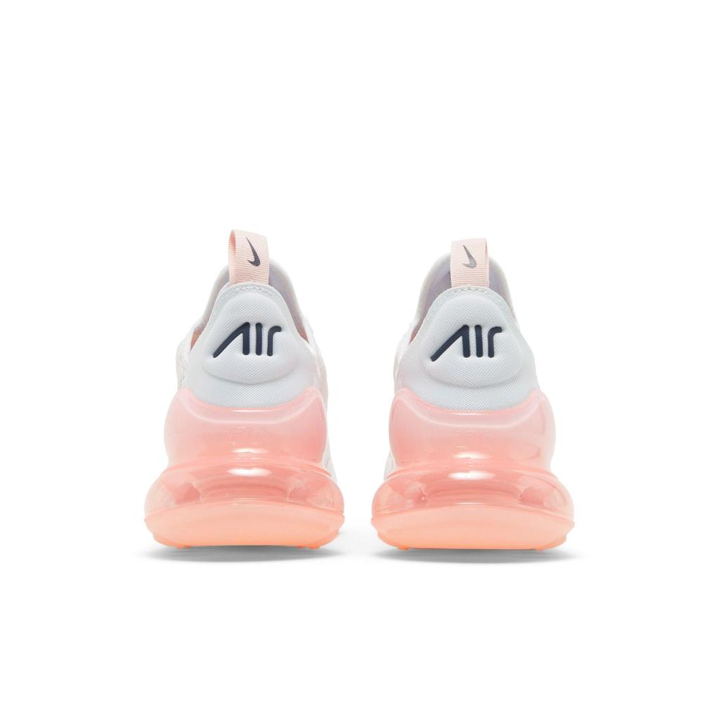 Nike Womens Air Max 270 'White Bleached Coral' (women's sizes) White / Atmosphere / Bleached Coral / Midnight Navy Casual Shoes AH6789 110