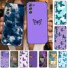 Beautiful Butterfly Pattern Phone Cover Hull For SamSung Galaxy S6 S7 S8 S9 S10E S20 S21 S5 S30 Plus S20 Fe 5G Lite Ultra Edge