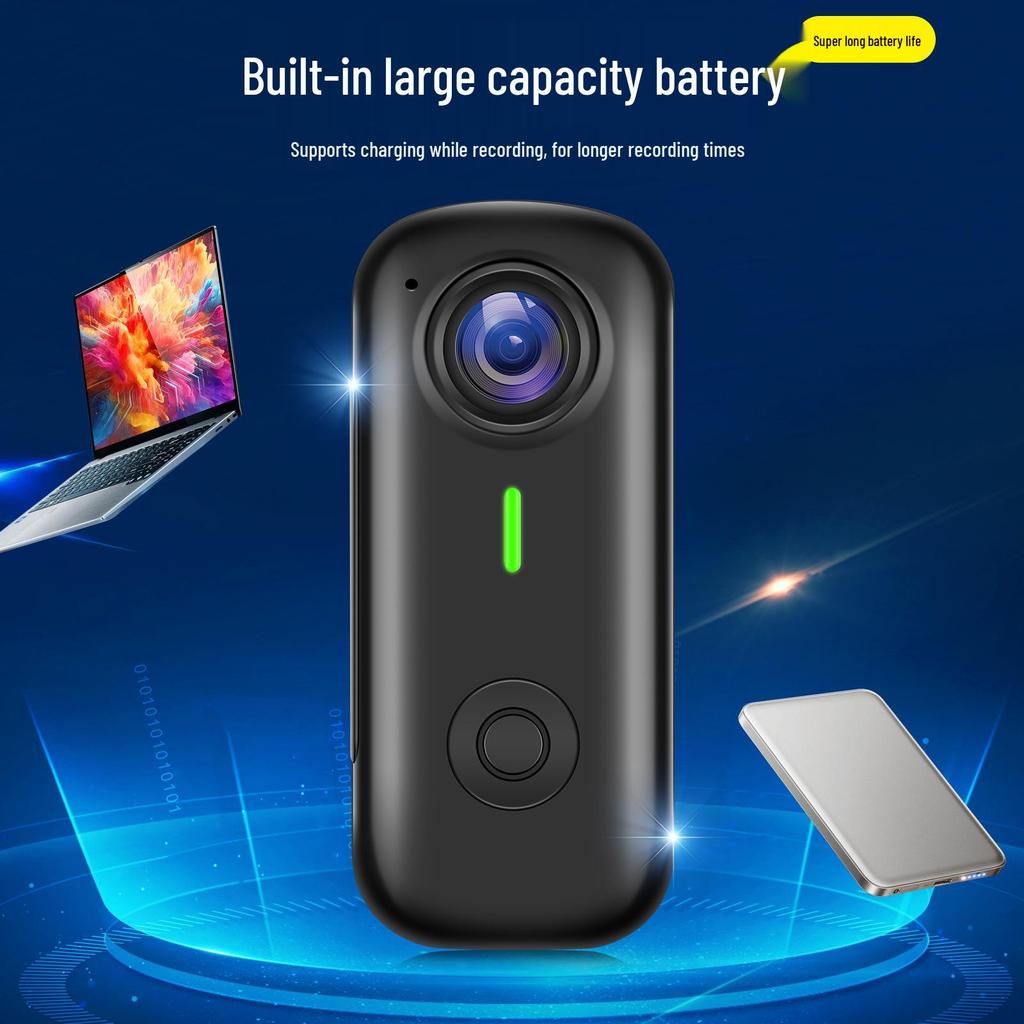 Thumb Camera D100: Compact Campus & Sports Magnetic Mini Recorder