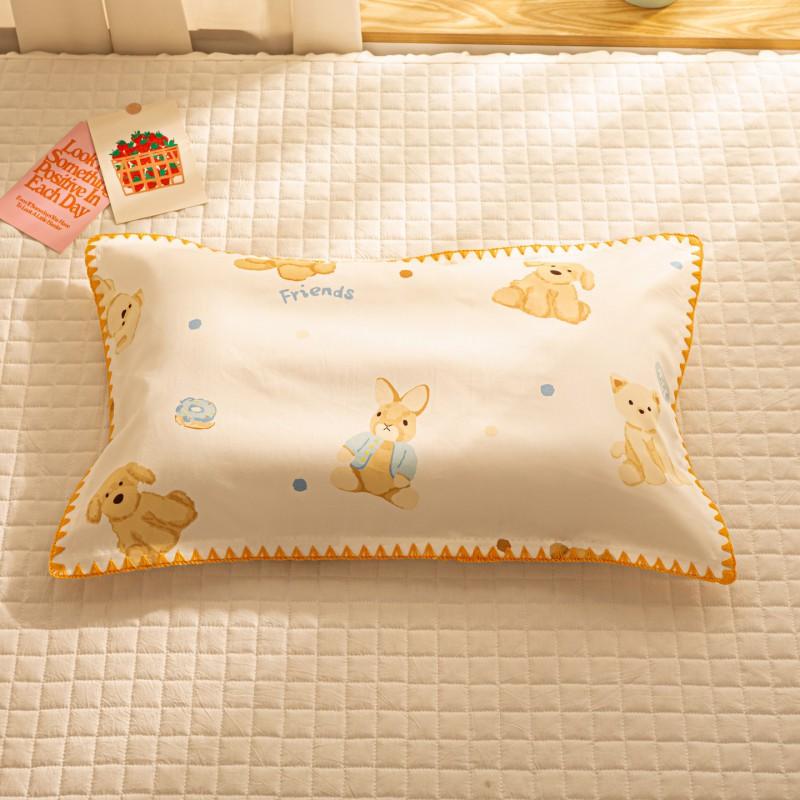 100% Cotton Toddler Pillowcase 30x50cm Soft Hypoallergenic Kids Pillow Cover Nursery Bedding