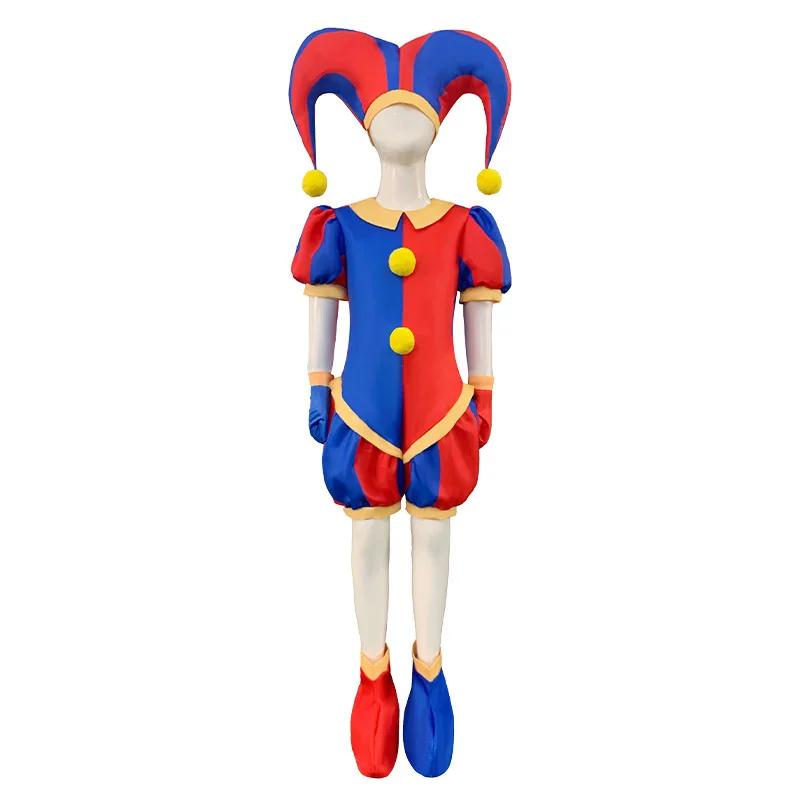 Magical Circus Stage Jumpsuit Costume Amazing Digital Adult Role-playing Costumes Cartoon Poni U3RW23