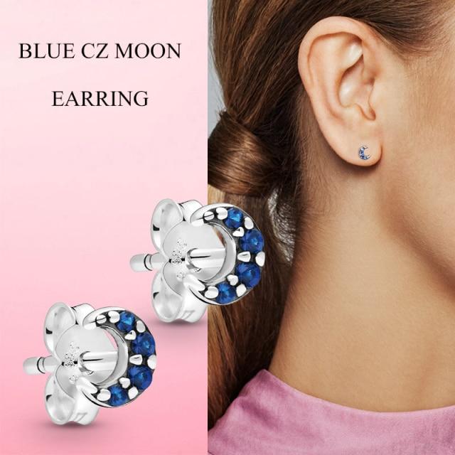 925 Серебряные серьги-гвоздики Женские модные серьги-гвоздики Ювелирные изделия