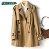 Oversized Women's Spring Autumn Trench Coat 2023 Double Breasted Mid-Long Woman Overcoat Windbreaker Female Outerwear Korean