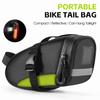 with Reflective Bike Saddle Bag 1.2L Capacity Bicycle Seat Bag  Under Seat Storage