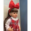 22'' 55cm Reborn Babies Doll Girl Toddler Betty Waterproof Full Vinyl Body Simulation Doll Children Bath Toy Baby Dolls for Kids Birthday Xmas Present