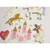 Glitter 3D Stickers - Unicorn Kingdom