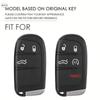 Силиконовый чехол-держатель для автомобильного ключа для Fiat Dodge Ram Charger Journey Durango Jeep Grand Cherokee Chrysler Бесключевой брелок