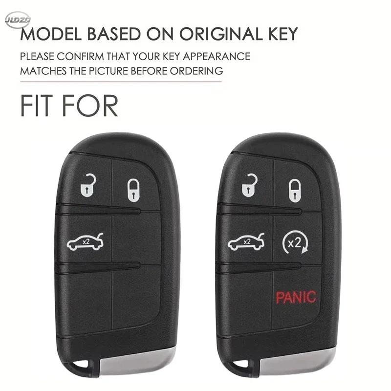 Силиконовый чехол-держатель для автомобильного ключа для Fiat Dodge Ram Charger Journey Durango Jeep Grand Cherokee Chrysler Бесключевой брелок
