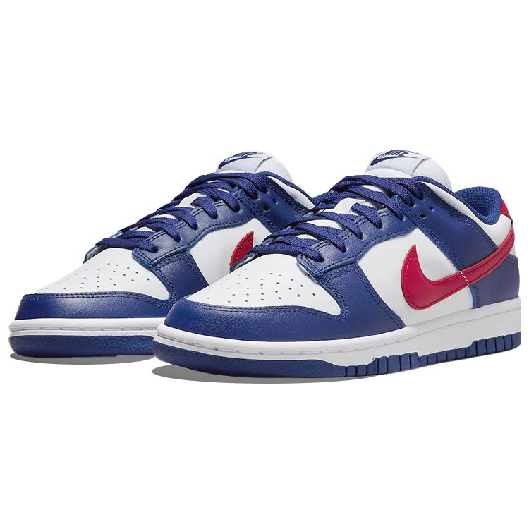 Nike Dunk Low USA Женские кроссовки White Royal University-Red DD1503-119