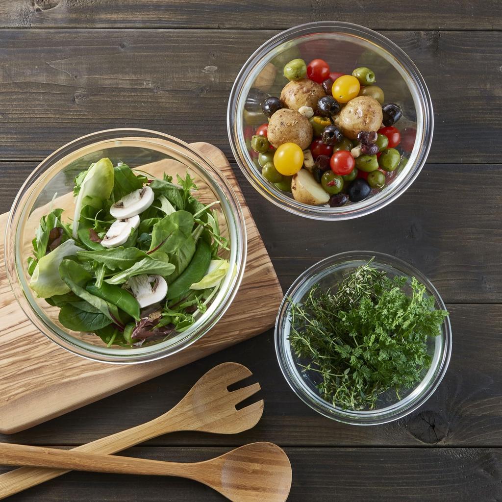 Hario Heat-resistant Glass Bowl Set of 3 900ml1500ml2200ml Made In Japan MXPN-3704