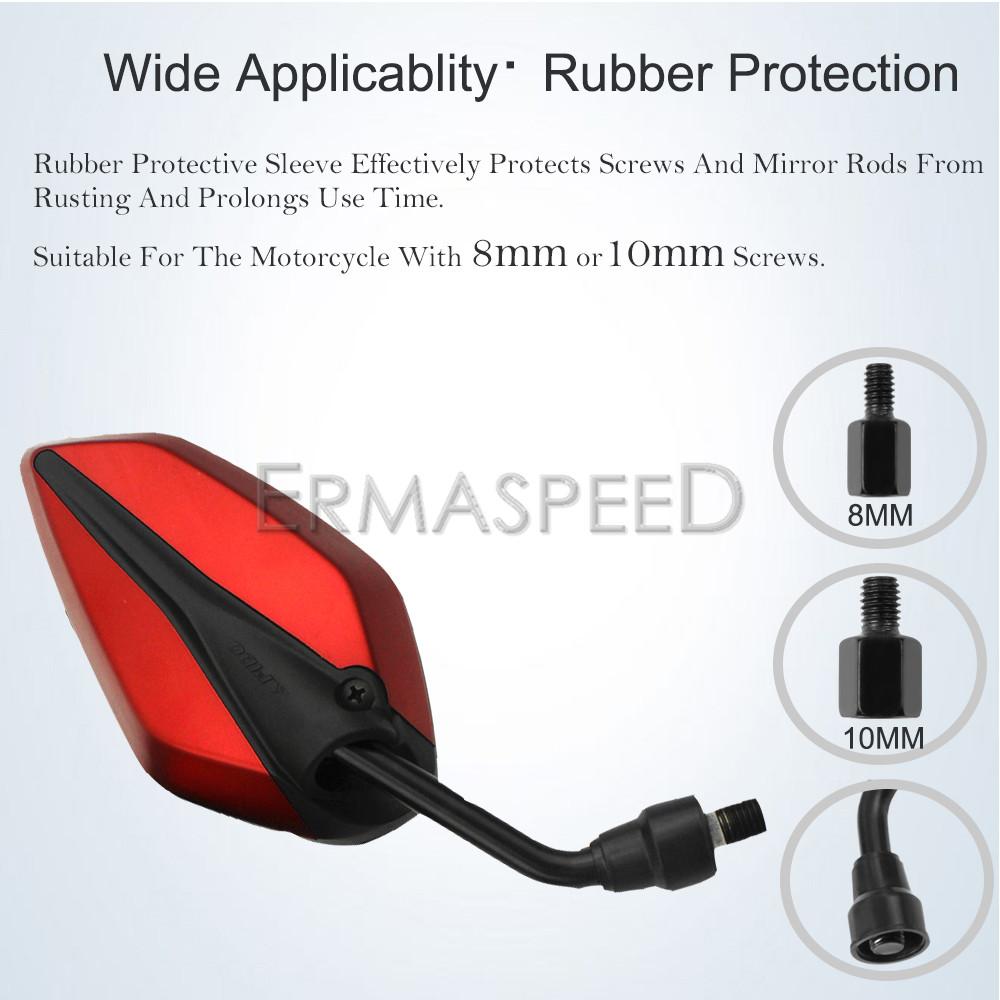 1 пара модных универсальных зеркал заднего вида для мотоцикла и скутера в форме листа, переднее и боковое зеркало заднего вида для мотоцикла, электронного велосипеда