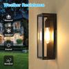Outdoor Glass Curtain Waterproof Porch Light Wall Mounted For Terrace Garage Entrance