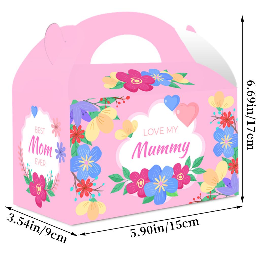 Mother'S Day Party Decoration Mother'S Day Snacks Candy Handheld Box Gift Box Mother'S Day Gift