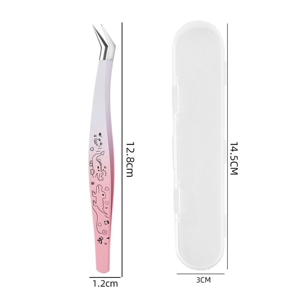 Anti-static False Eyelash Tweezers High Precision Lashes Extension Tweezer Extensions Grafting