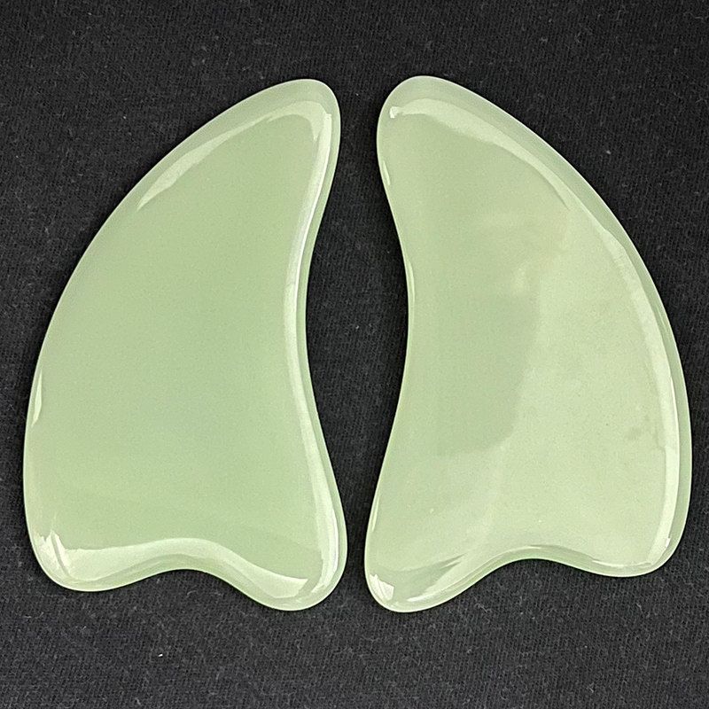 Jade Muscle-Poking Stick Female Beauty Facial Meridian Gua Sha Scraping Massage Tool Plate Face Pull Tendons Stick Eye Massage Manual Acupuncture Pen