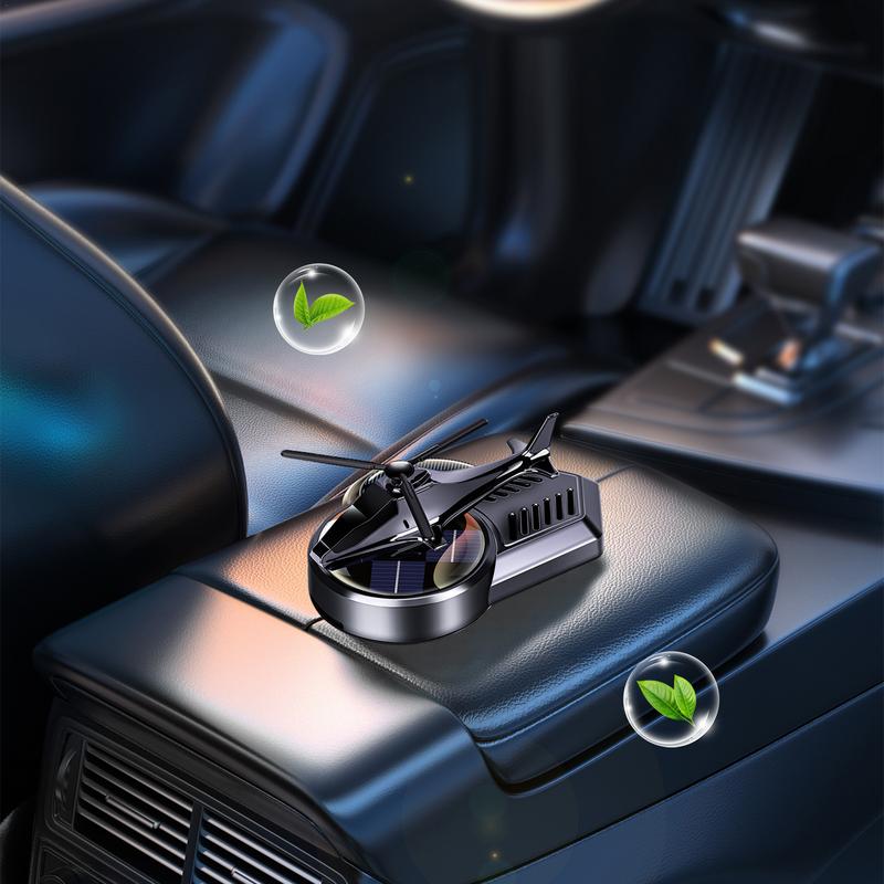 Автомобильный солнечный вертолет автоматический вращающийся освежитель воздуха приборная панель автомобиля вертолет парфюм украшение для удаления запаха