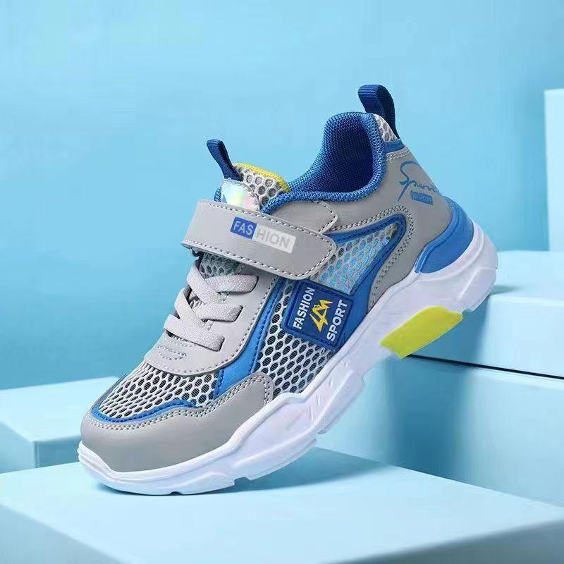 2025 Middle and Older Children's Casual Shoes Casual Mesh Leather Sports Shoes Sports Shoes Boys Classmates Boys Running New