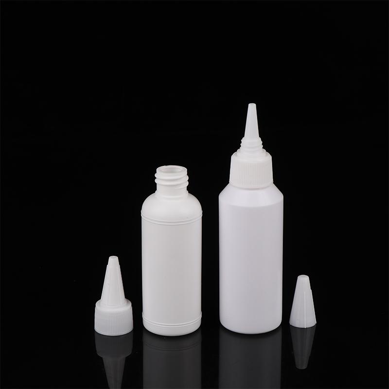 5/10/20/30/50/60/100 мл Белая бутылка с пипеткой-капельницей, с завинчивающейся крышкой, бутылки для жидкости для глаз, чернил, масла, пипетки, пигментов для краски