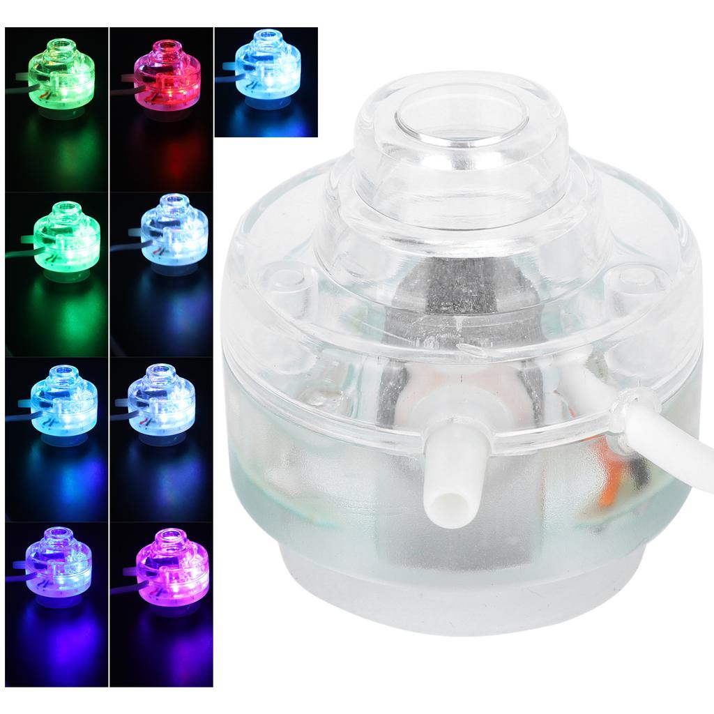 Plastic LED Fish Tanks Aquarium Colourful Gradient Spot Light Waterproof Submersible