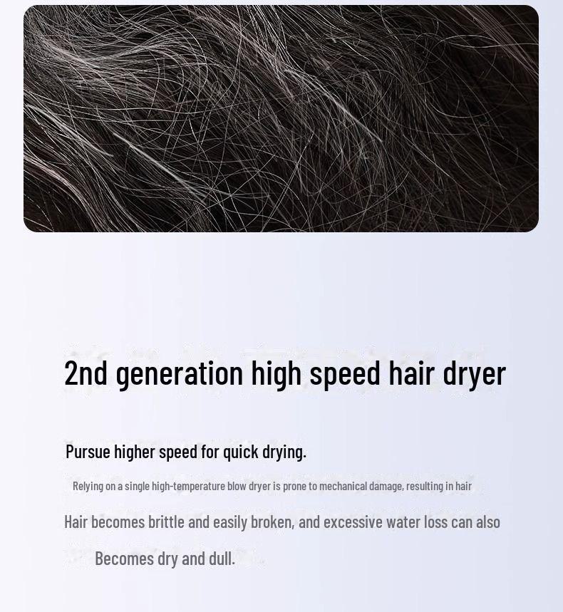 Высокоскоростной фен без листьев с технологией отрицательных ионов для домашнего салонного ухода