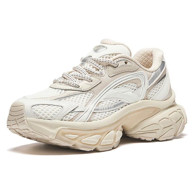 Anta Star Moon амортизирующие нескользящие увеличивающие рост низкие повседневные туфли женские кроссовки Off-White 922428816-1