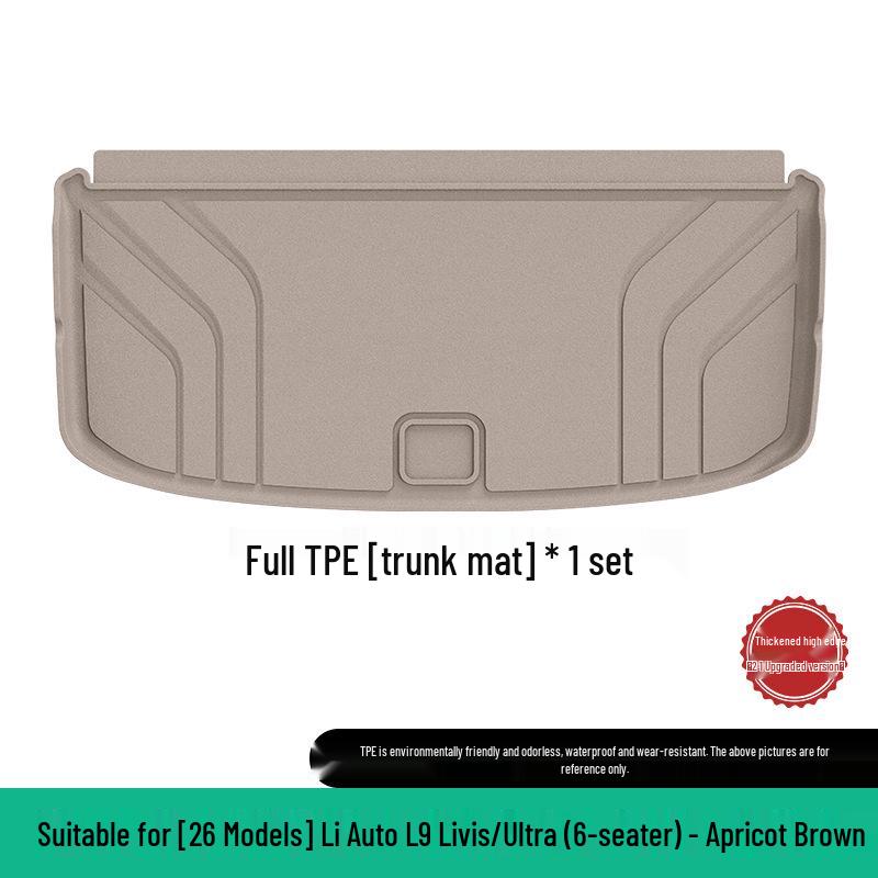 Экологичные коврики для пола и багажника из ТПЭ для 26 Li Auto L9 Livis/Ultra