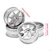 1/10 Scale RC Car Wheel Rims Accessories Replacement Modification Remote Controlled