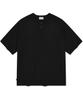 COVERNAT Slub Henley Neck T-Shirt Black