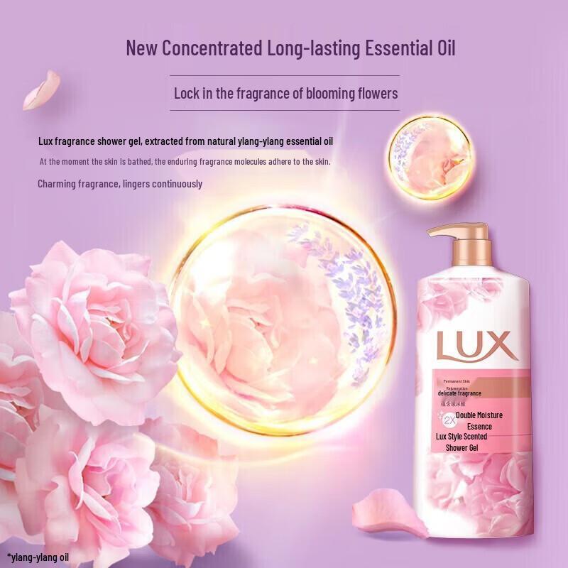 Набор: Молочко для душа и мыло Lux Lasting Tender Skin