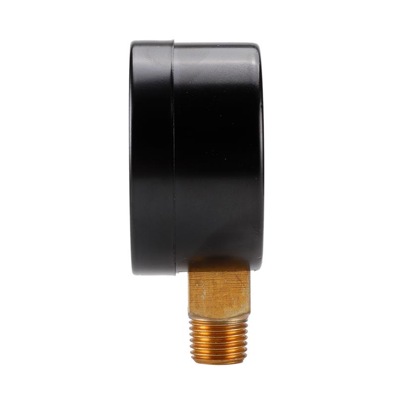 TS-50-1+1 Instrument 1/4'' BSPT Thread Mount Gas Water Pressure Gauge Stainless Steel Case Dry Vacuum -30inHg/0