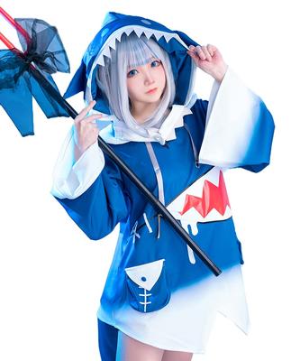 Hololive Косплей Гор Гура с париком [milky time] Same-chan (L)