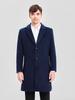 Unisex Managerial Mid-Length Woolen Overcoat - Formal Wool Workwear