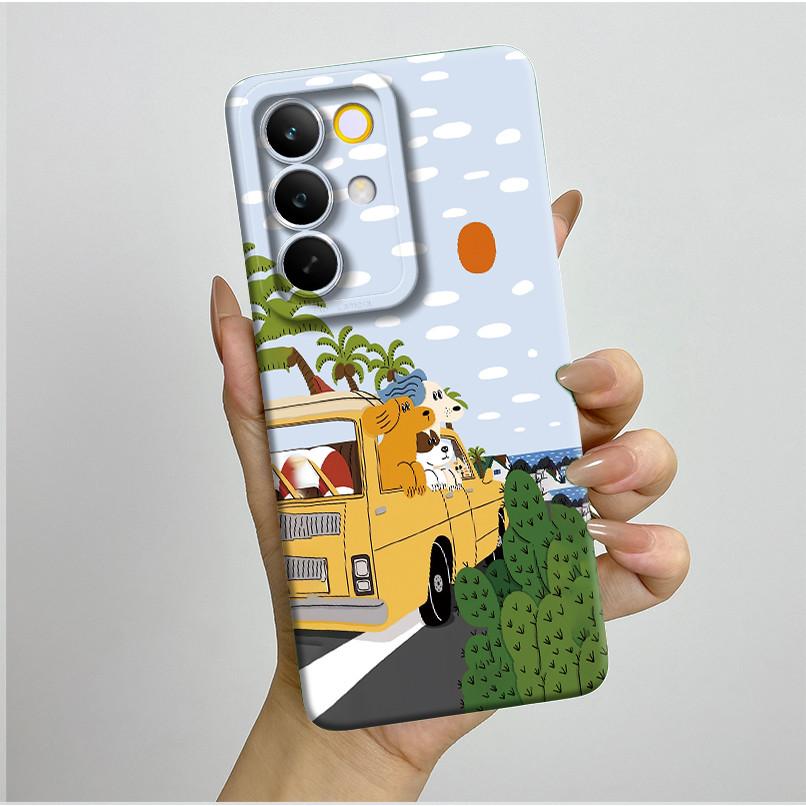 Новый Дизайн Чехол Для Realme C85 Pro RMX5555 Чехол Эстетичный Красивый Бабочки Цветы Жидкий Мягкий Силикон Ударопрочный Задняя Крышка
