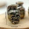 Skull Brass Knife Beads EDC DIY Paracord Woven Bracelets Lanyard Pendants Accessories Outdoor Tool Hangings