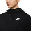 Nike Sweatshirts Women's Black Hooded Moderate Regular (Unisex) Sweatshirts DD5382 010