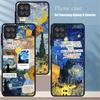 Чехол для телефона "Звездные подсолнухи" Ван Гога для Samsung Galaxy A13 A14 A22 A23 A24 A32 A33 A34 A52 A53 A54 A72 A73 5G Матовый чехол