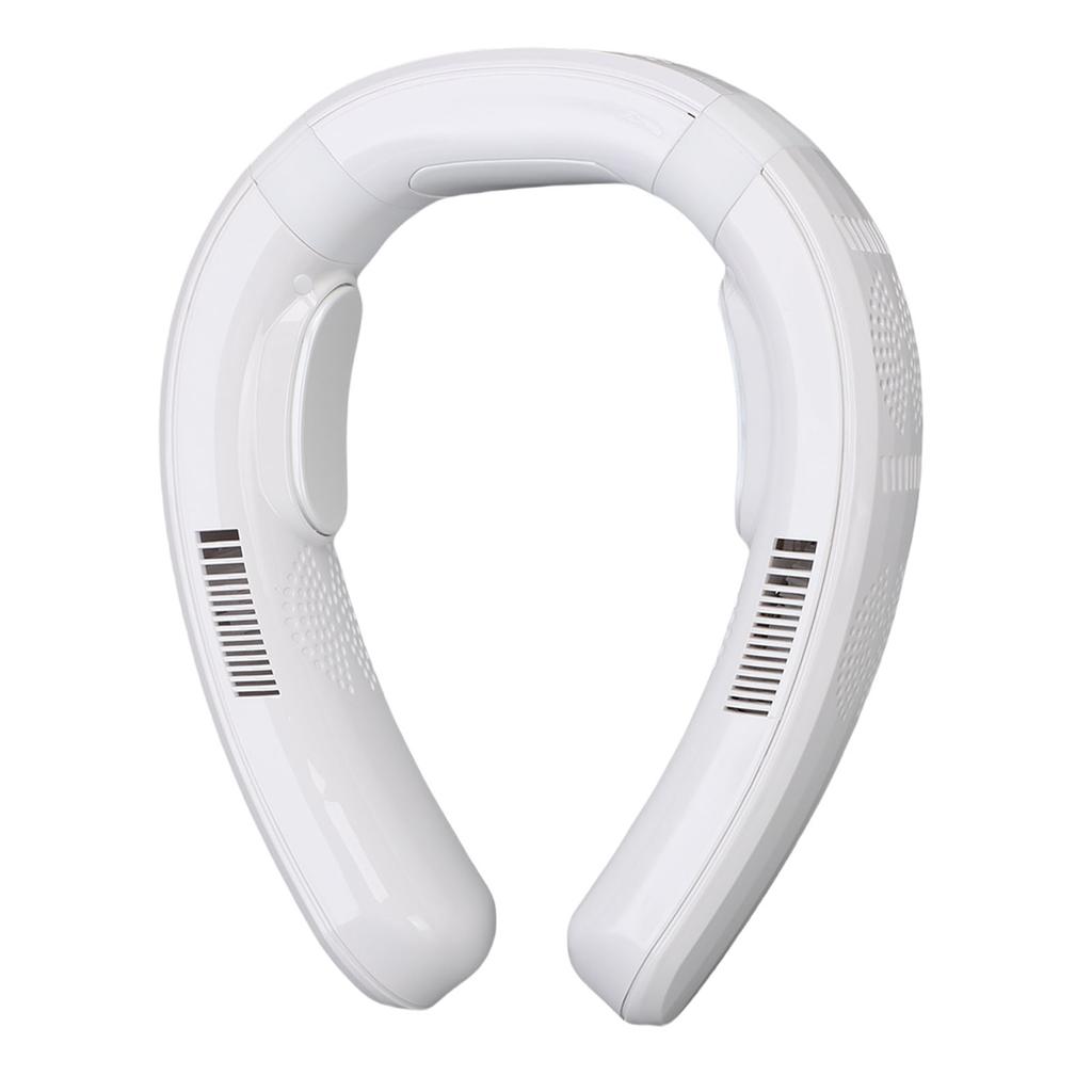 Портативный шейный вентилятор с охлаждением и обогревом, двойного назначения, 3 скорости, полупроводниковый, тихий, легкий, работающий от аккумулятора, носимый вентилятор