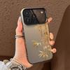 Золотой бамбук серебряная ракушка чехол для телефона для Apple 17/16/15 Pro/14 Pro Max/13/12