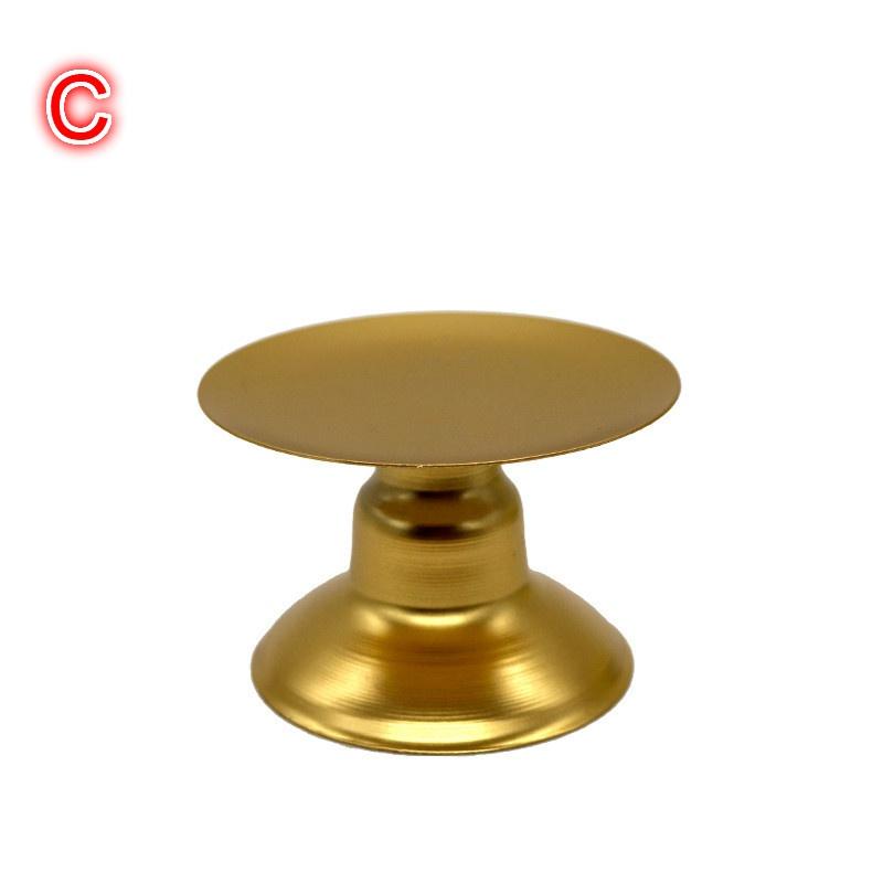 Nordic Wrought Iron Gold Candle Holder Decoration Home Living Room Dining Table Candlesticks Wedding Home Decoration Craft