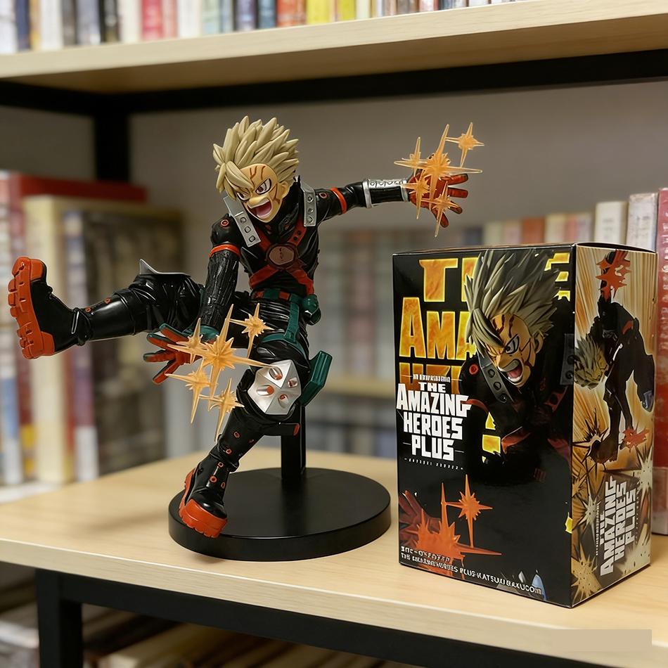 My Hero Academia Anime Peripheral Hero Bakugou Katsuki Action Figures PVC Model Decor Collectible Statue Toy Christmas Gifts