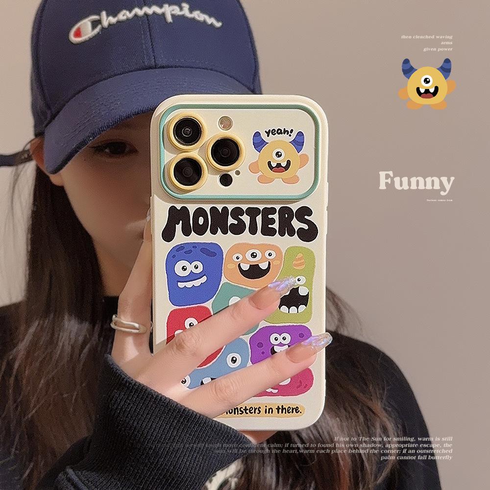 Забавные Монстры вечеринка Чехол для телефона Для iPhone 16 15 14 13 12 11 Pro Max Xr 15 14 16 Plus Чехол Милый мультяшный Ударопрочный Мягкий чехол