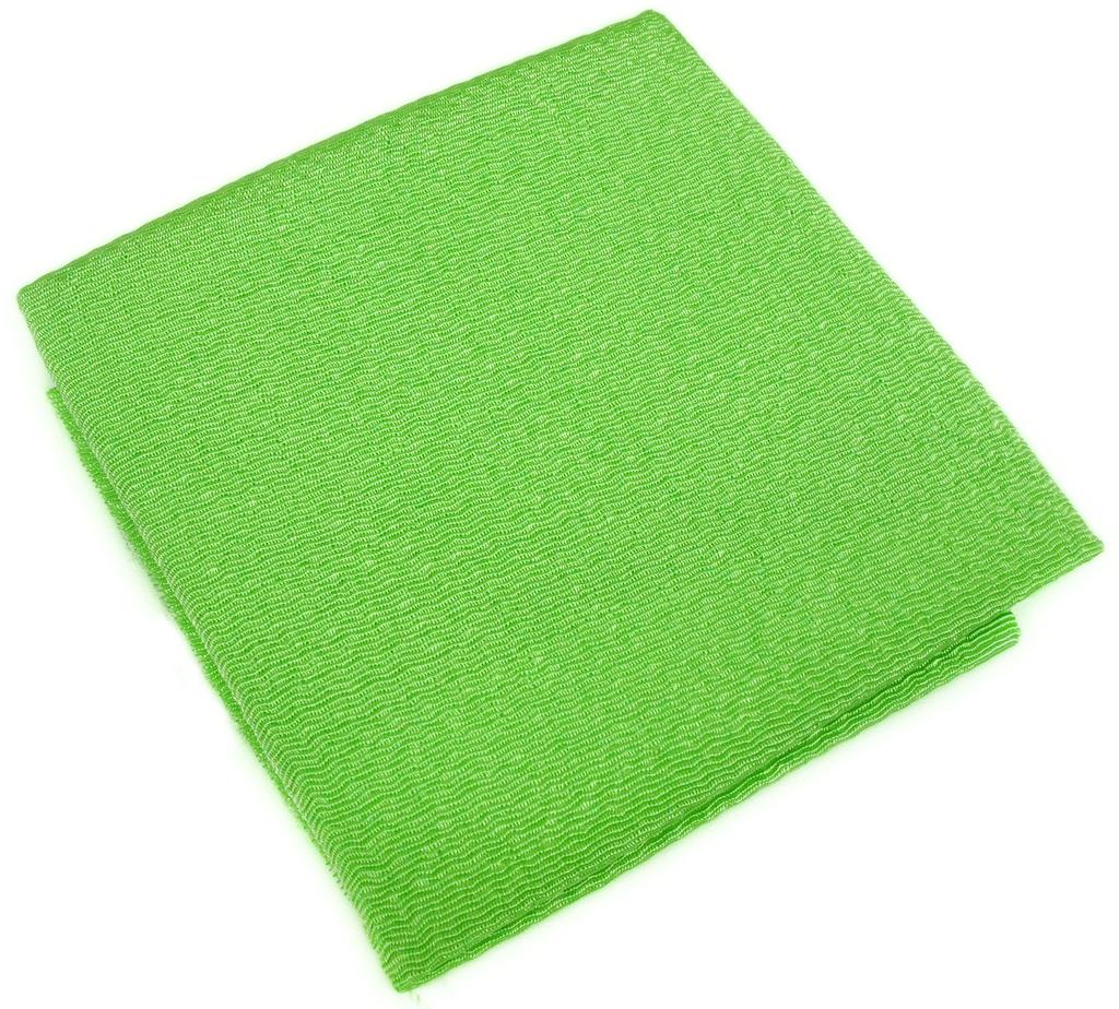 INAZUMA Kyoto Chirimen Plain Cut 23cm x Craft Supplies Cloth, Approx. 33cm, Col. 13, Green/Yellow-Green,