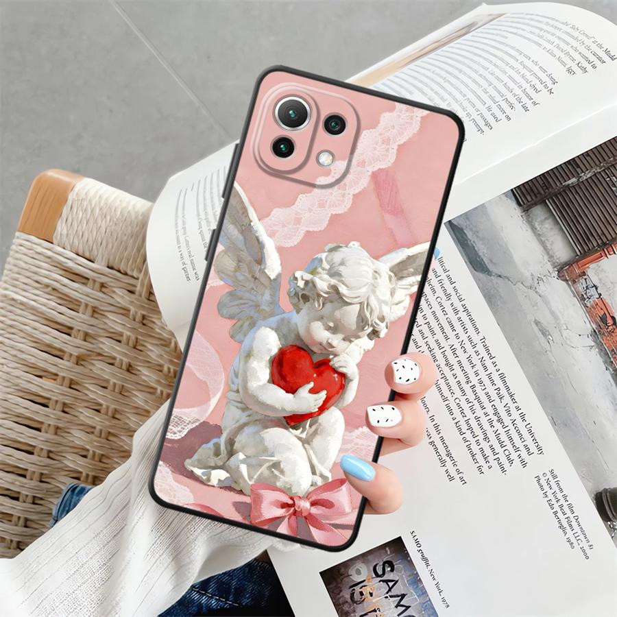 Милый ангельский чехол для Xiaomi Mi 11 12T Pro 10T 11T 13 Lite 12 14 12X Funda Чехол для телефона