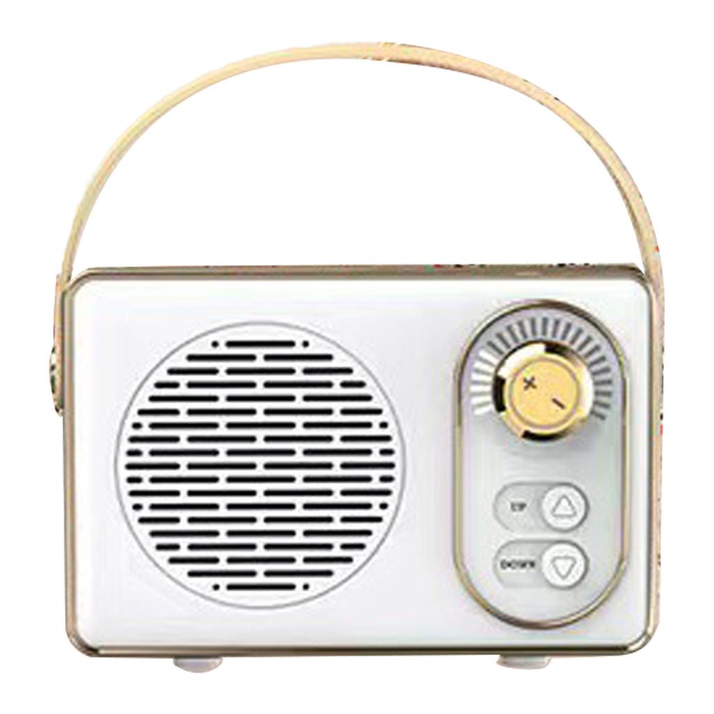 Retro Speaker Clear Sound Portable Wireless Vintage Small Speaker for Home Travel Outdoor