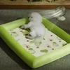 Square Pet Cooling Mat Breathable Dog Cat Beds Pet Supplies Cooling Puppy Bed  Indoor/Outdoor