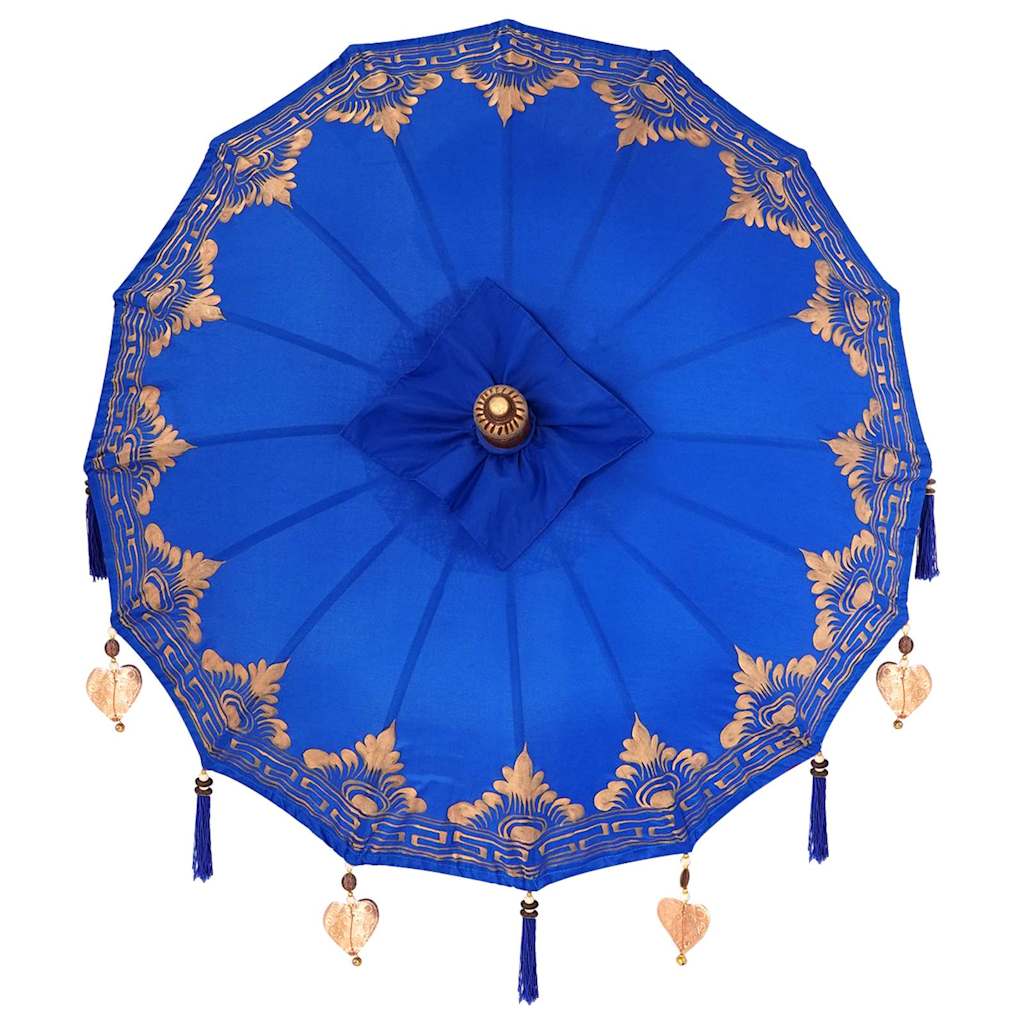 Balinese Sun Umbrella Blue 125 x 125 x 260 cm