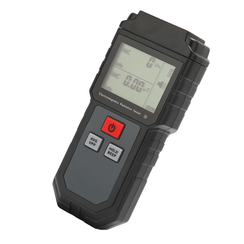 Тестер электромагнитного излучения 1В/М?1999V/M ЖК-измеритель ЭДС со звуковым и световым сигналом для дома