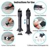 12 Pcs Caulking Finishing Tool Kit, 3 in 1 Caulking Tools (stainless Steelhead) Silicone Sealant Caulk Grout Remover Scraper and