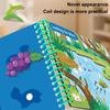 Travel-Friendly Busy Book for Kids with 4 Cartoon Themes for Quiet DIY Sticker Fun