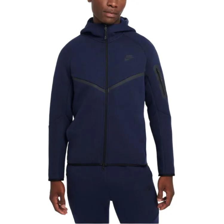 Nike Мужская флисовая ветровка Tech с полной молнией (унисекс) Куртки HV0949 451
